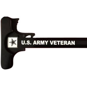 AR-15 Laser Engraved Charging Handle –Army Veteran