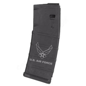 AR15 Magazine Magpul Pmag 30rd laser engraved - US Air Force