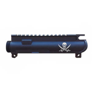 AR-15 UPPER RECEIVER ENGRAVED- Pirate Flag