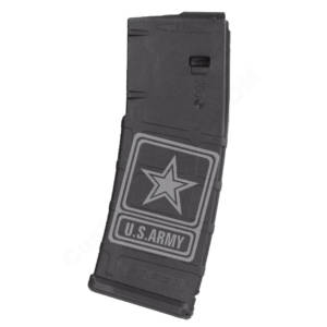 AR15 Magazine Magpul Pmag 30rd laser engraved - US Army