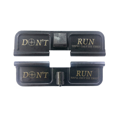 AR-15 Ejection Port Laser Engraved - Don't Run