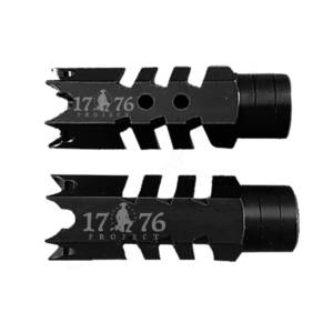 .223/5.56/.22LR Shark Muzzle Brake 1/2x28 Pitch - 1776 Project