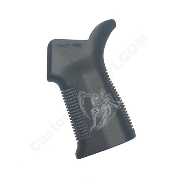 Trinity Force 17° AR GRIP Laser Engraved - Death Grim Reaper