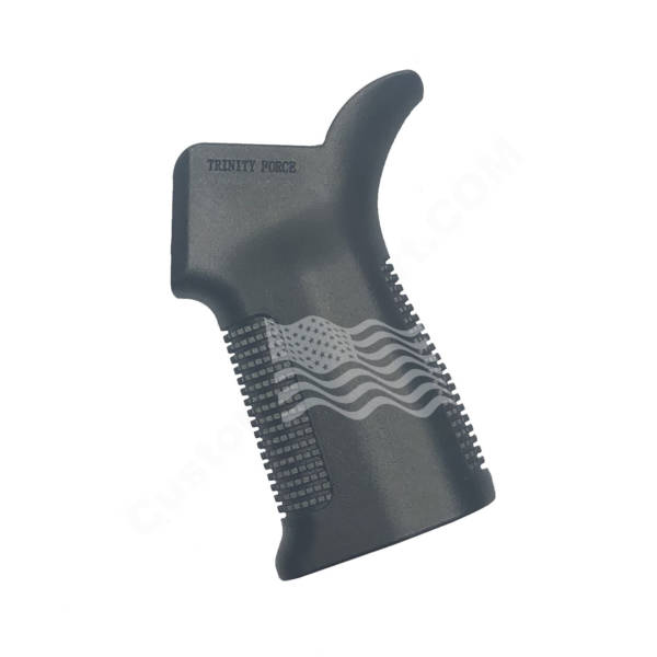 Trinity Force 17° AR GRIP Laser Engraved - Waving US Flag