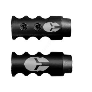 .223/5.56/.22LR Competition Muzzle Brake 1/2x28 TPI - Molon Labe Helmet