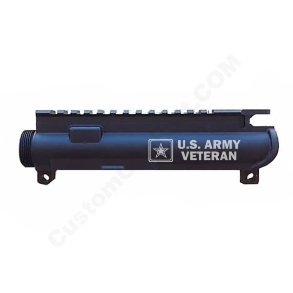 AR-15 UPPER RECEIVER ENGRAVED- US Army Veteran