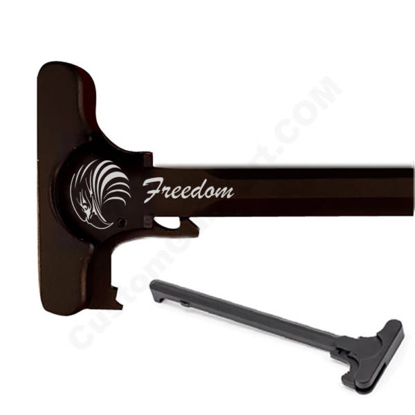 AR-15 Laser Engraved Charging Handle - Freedom Eagle