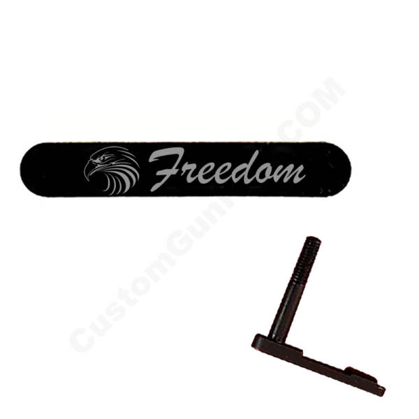 AR-15 Magazine Catch Laser Engraved - Freedom Eagle