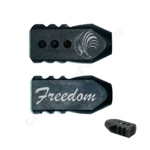 .223/5.56/.22LR Tanker Muzzle Brake 1/2x28 TPI - Freedom Eagle