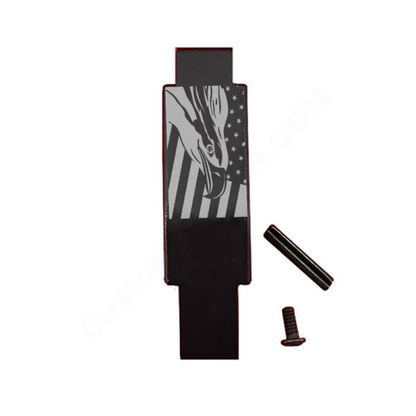 AR-15 Trigger Guard Laser Engraved - US Flag Eagle