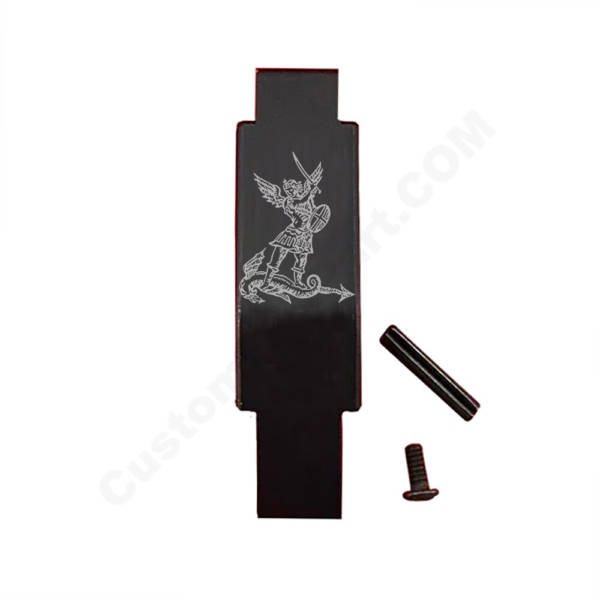 AR-15 Trigger Guard Laser Engraved - Saint Michael Archangel