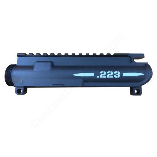 AR-15 UPPER RECEIVER ENGRAVED- .223 Bullet