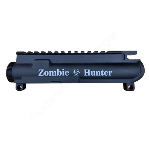 AR-15 UPPER RECEIVER ENGRAVED- Zombie Hunter