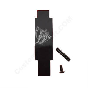 AR-15 Trigger Guard Laser Engraved - Death Grim Reaper